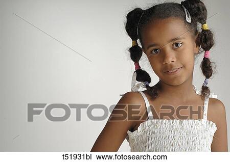 Portrait of African girl View Large Photo Image Stock Image - Portrait of African girl . Fotosearch