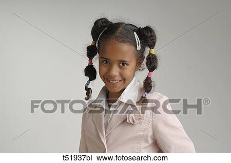 Portrait of African girl View Large Photo Image Stock Image - Portrait of African girl . Fotosearch