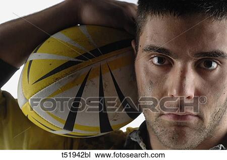 Rugby player's portrait View Large Photo Image Stock Image - Rugby player's portrait . Fotosearch