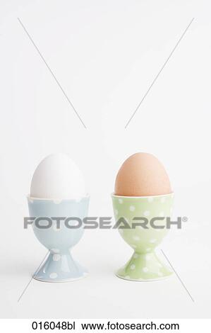 still life of two eggs in eggcups View Large Photo Image Stock Image - still life of two eggs in eggcups. Fotosearch