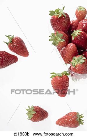 Strawberries in plastic container View Large Photo Image Stock Image - Strawberries in plastic container . Fotosearch