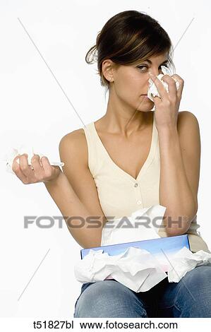 Woman with handkerchief View Large Photo Image Stock Image - Woman with handkerchief . Fotosearch