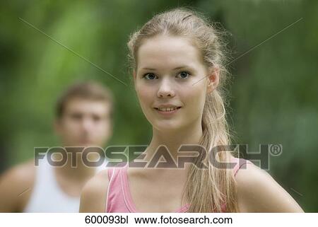 headshot of blond young woman View Large Photo Image Stock Image - headshot of blond young woman. Fotosearch