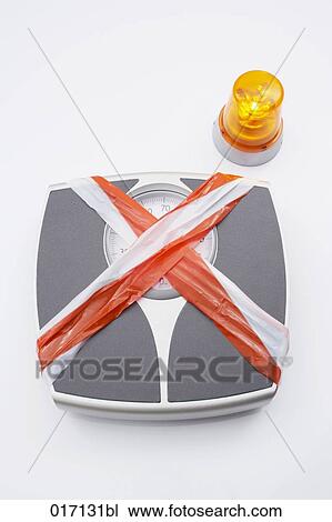 high angle view of beacon scales covered with barrier tape View Large Photo Image Stock Image - high angle view of beacon scales covered with barrier tape. Fotosearch