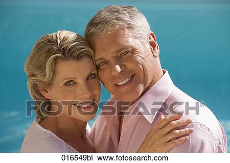 portrait of mature couple embracing View Large Photo Image Stock Image - portrait of mature couple embracing. Fotosearch
