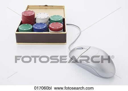 still life of computer mouse and tokens for gambling View Large Photo Image Stock Image - still life of computer mouse and tokens for gambling. Fotosearch