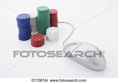 still life of computer mouse and tokens for gambling View Large Photo Image Stock Image - still life of computer mouse and tokens for gambling. Fotosearch