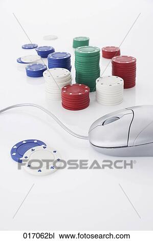 still life of computer mouse and tokens for gambling View Large Photo Image Stock Image - still life of computer mouse and tokens for gambling. Fotosearch