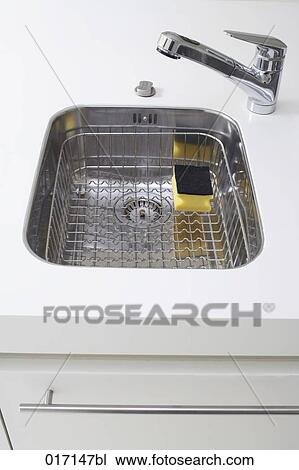 still life of kitchen sink View Large Photo Image Stock Image - still life of kitchen sink. Fotosearch