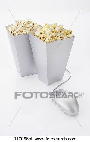 still life of popcorn and computer mouse View Large Photo Image Stock Image - still life of popcorn and computer mouse. Fotosearch