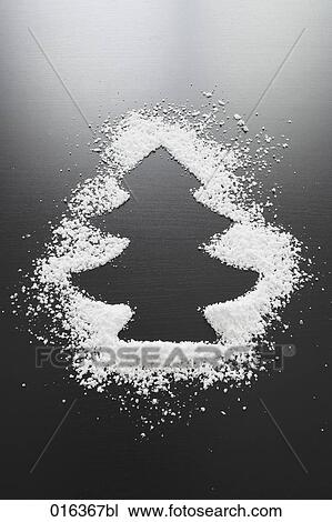 still life of shape of christmas tree made of icing sugar View Large Photo Image Stock Image - still life of shape of christmas tree made of icing sugar. Fotosearch