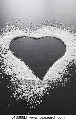 still life of shape of heart made of icing sugar View Large Photo Image Stock Image - still life of shape of heart made of icing sugar. Fotosearch