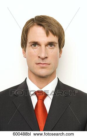 headshot of businessman wearing red tie View Large Photo Image Stock Image - headshot of businessman wearing red tie. Fotosearch