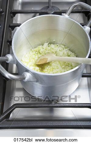onion pieces in pot View Large Photo Image Stock Image - onion pieces in pot. Fotosearch