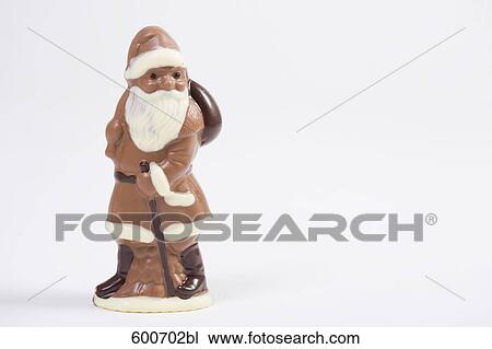 still life of chocolate santa claus View Large Photo Image Stock Image - still life of chocolate santa claus. Fotosearch