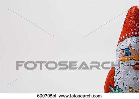 still life of chocolate santa claus View Large Photo Image Stock Image - still life of chocolate santa claus. Fotosearch