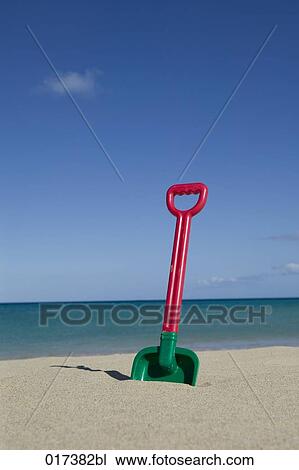 still life of toy shovel on beach View Large Photo Image Stock Image - still life of toy shovel on beach. Fotosearch
