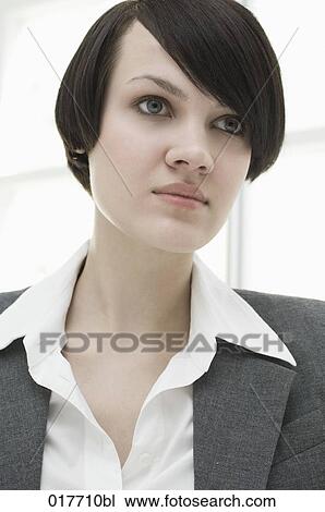 headshot of young businesswoman View Large Photo Image Stock Image - headshot of young businesswoman. Fotosearch