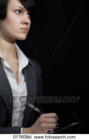 portrait of businesswoman taking notes View Large Photo Image Stock Image - portrait of businesswoman taking notes. Fotosearch