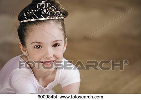 portrait of young ballet dancer wearing little crown View Large Photo Image Stock Image - portrait of young ballet dancer wearing little crown. Fotosearch
