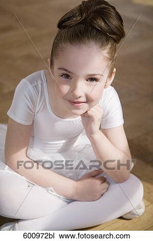 portrait of young girl in ballet dress View Large Photo Image Stock Image - portrait of young girl in ballet dress. Fotosearch