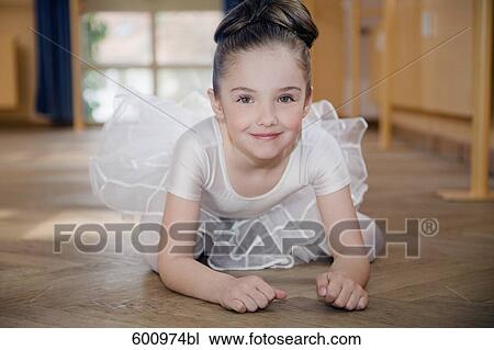 portrait of young girl in ballet dress View Large Photo Image Stock Image - portrait of young girl in ballet dress. Fotosearch