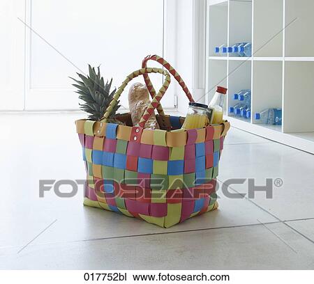 still life of shopping bag with groceries View Large Photo Image Stock Image - still life of shopping bag with groceries. Fotosearch