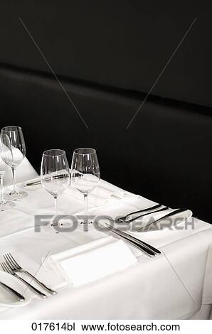 table setting in restaurant View Large Photo Image Stock Image - table setting in restaurant. Fotosearch