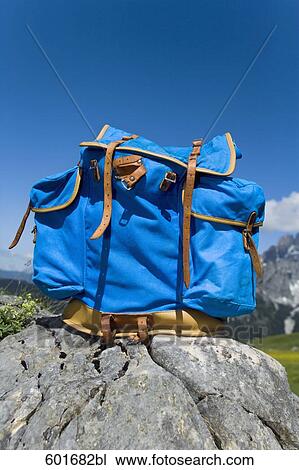 blue rucksack View Large Photo Image Stock Image - blue rucksack. Fotosearch