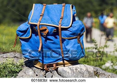 blue rucksack View Large Photo Image Stock Image - blue rucksack. Fotosearch
