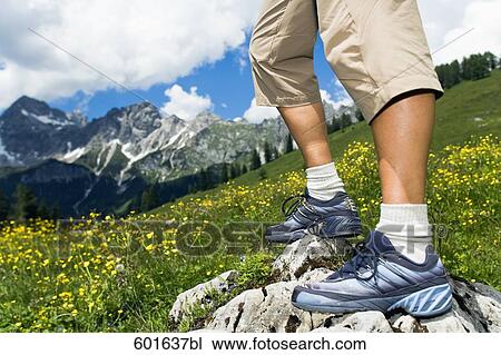 detail of mature woman in the mountains View Large Photo Image Stock Image - detail of mature woman in the mountains. Fotosearch