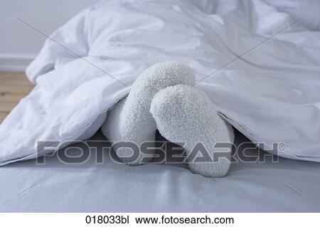 detail of woman lying in bed showing feet in woollen socks View Large Photo Image Stock Image - detail of woman lying in bed showing feet in woollen socks. Fotosearch
