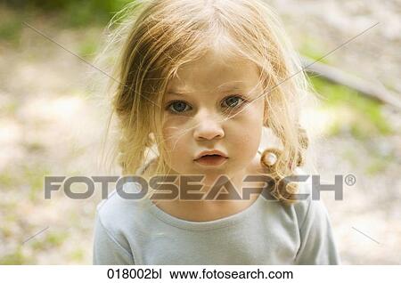 portrait of little girl with long blond hair View Large Photo Image Stock Image - portrait of little girl with long blond hair. Fotosearch