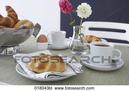 still life of breakfast table View Large Photo Image Stock Image - still life of breakfast table. Fotosearch