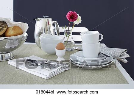 still life of breakfast table View Large Photo Image Stock Image - still life of breakfast table. Fotosearch