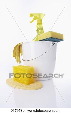 still life of sponges bucket and cleaning agent View Large Photo Image Stock Image - still life of sponges bucket and cleaning agent. Fotosearch