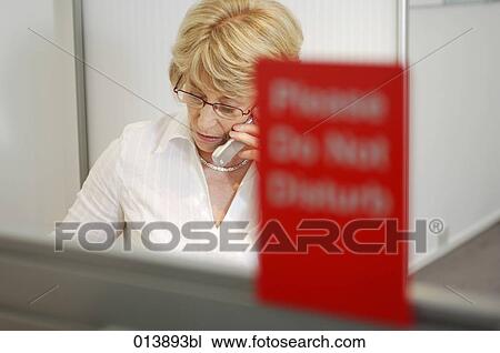 female executive on the phone View Large Photo Image Stock Image - female executive on the phone. Fotosearch