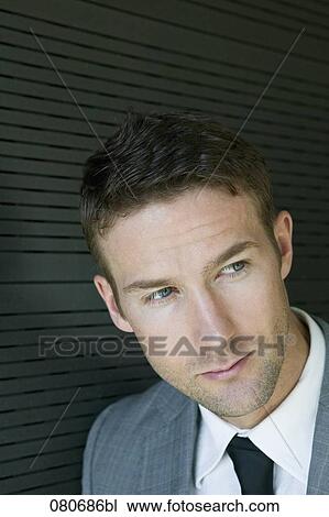 headshot of business wearing tie and suit View Large Photo Image Stock Image - headshot of business wearing tie and suit. Fotosearch