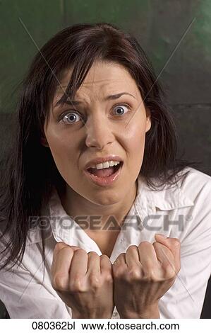 headshot of shocked young businesswoman View Large Photo Image Stock Image - headshot of shocked young businesswoman. Fotosearch