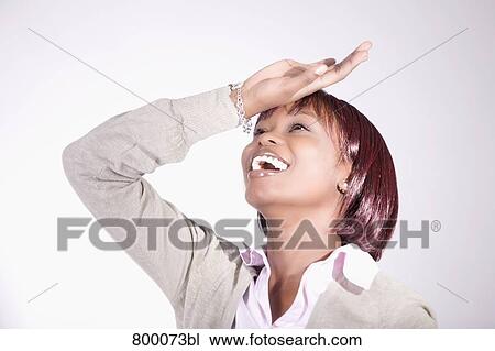 portait of happy young black woman View Large Photo Image Stock Image - portait of happy young black woman. Fotosearch