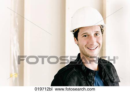 portrait of architect on construction site View Large Photo Image Stock Image - portrait of architect on construction site. Fotosearch