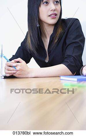 portrait of asian executive during meeting View Large Photo Image Stock Image - portrait of asian executive during meeting. Fotosearch