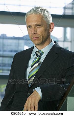 Stock Image - portrait of mature executive. Fotosearch