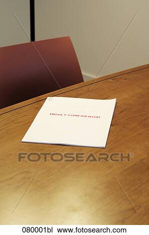 still life of highly confidential document on desk View Large Photo Image Stock Image - still life of highly confidential document on desk. Fotosearch