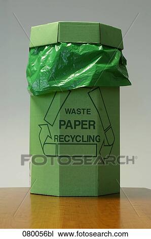 still life of wastebasket for paper recycling View Large Photo Image Stock Image - still life of wastebasket for paper recycling. Fotosearch