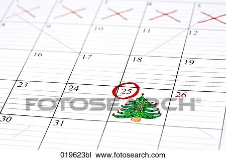 calendar with drawing of christmas tree marking christmas day View Large Photo Image Stock Image - calendar with drawing of christmas tree marking christmas day. Fotosearch