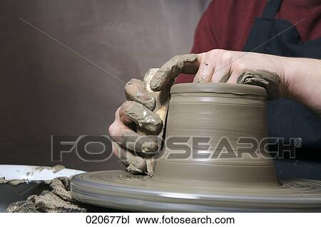 detail of potter forming jar on potter´s wheel View Large Photo Image Stock Image - detail of potter forming jar on potter´s wheel. Fotosearch