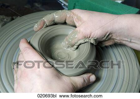 detail of potter forming jar on potter´s wheel View Large Photo Image Stock Image - detail of potter forming jar on potter´s wheel. Fotosearch