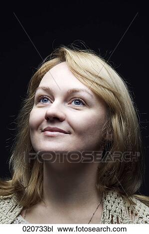 headshot of blond woman View Large Photo Image Stock Image - headshot of blond woman. Fotosearch