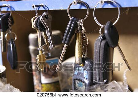 keys hanging in workshop View Large Photo Image Stock Image - keys hanging in workshop. Fotosearch